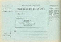  1914-1918 Formulaire bleu correspondance militaire Blue form military correspondence.jpg 